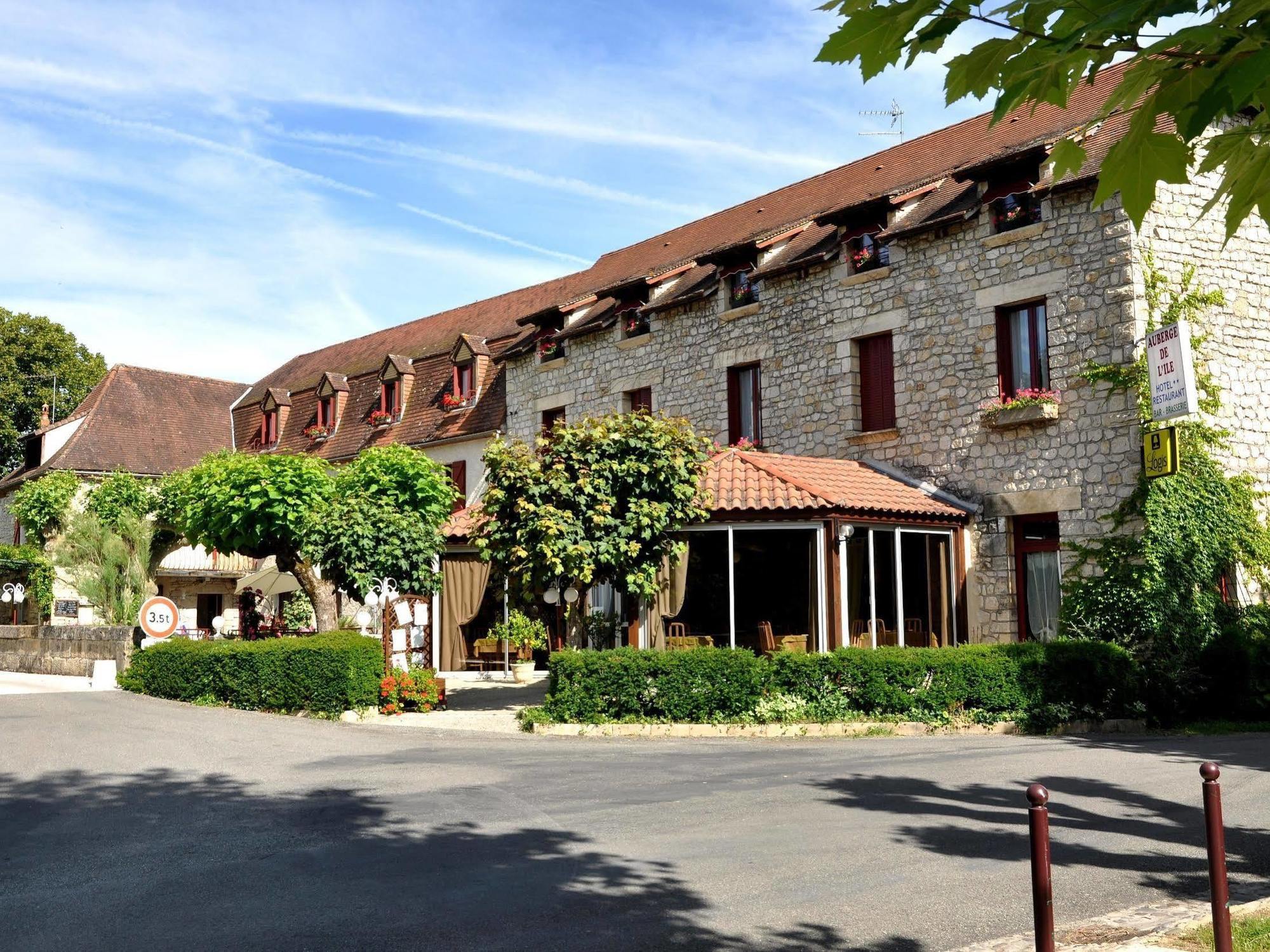 Creysse  Logis Hotels - Auberge De L'Ile - Hotel 3 Etoiles Et Restaurant מראה חיצוני תמונה